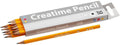 Creativ Company Schulbleistifte, Länge: 17,5 cm, Breite: 7 mm, Minenstärke: 2 mm, 12 Stück pro Packung