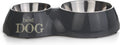 Beeztees best dog - dinerset hond - grijs - 37x22 cm