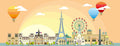 Ravensburger puzzel parijs legpuzzel - 1000 stukjes - steden.
