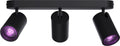 Calex smart plafondlamp - 3-lichts - slimme opbouwspot - ovaal - zwart