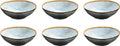 Medard de noblat - shadow aqua - soepbord 19.5 cm - 6 delig - stoneware