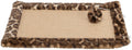 Trixie Kratzmatte mit Leopardenmuster, braun