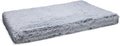 Beeztees siba - orthopedisch hondenkussen - fluffy - grijs - 120x80x10 cm - maat xl -