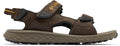 Columbia konos™ hiker 3-strap heren sandalen - cordovan, mud