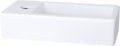 Differnz helios fontein - links - 37.5 x 18.5 x 9 cm - keramiek - wit
