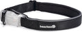 Beeztees safety gear parinca - hondenhalsband - led - nylon - zwart - 50-55x2,5 cm
