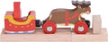 Bigjigs Weihnachtsmann aus Holz, Schlitten und Rentiere