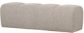 Woood mojo eetbankje 164 cm mojo - bouclé - beige melange - 49x164x45