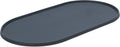 Designed by lotte oona placemat hond kat - placemat voerbak - vaatwasserbestendig - silicone - antraciet - 55x30x1,7 cm