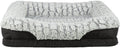 Trixie - vital hondenmand lino - hoekig - zwart grijs - 110x75 cm