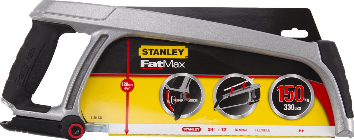 Stanley fatmax metaalzaag 300mm - 24t inch