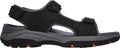 Skechers tresmen - garo heren sandalen - zwart