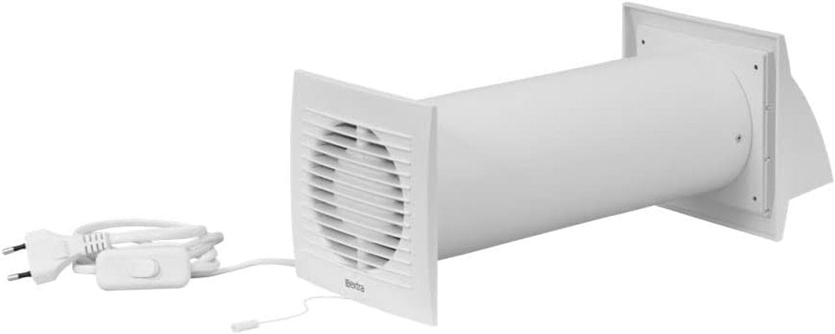Europlast - decentrale wtw-unit ø100 mm met trekkoord en stekker - eer100wp