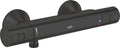 Grohe precision start thermostatische douchekraan - 15 cm - waterbesparend - inclusief koppelingen - mat zwart