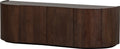 Woood sense dressoir 4-deurs - mango - walnoot - 50x160x46