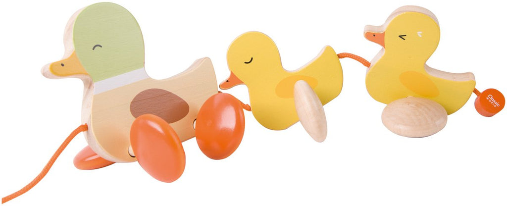Klassische Holz-Zieh-Enten von Classic World