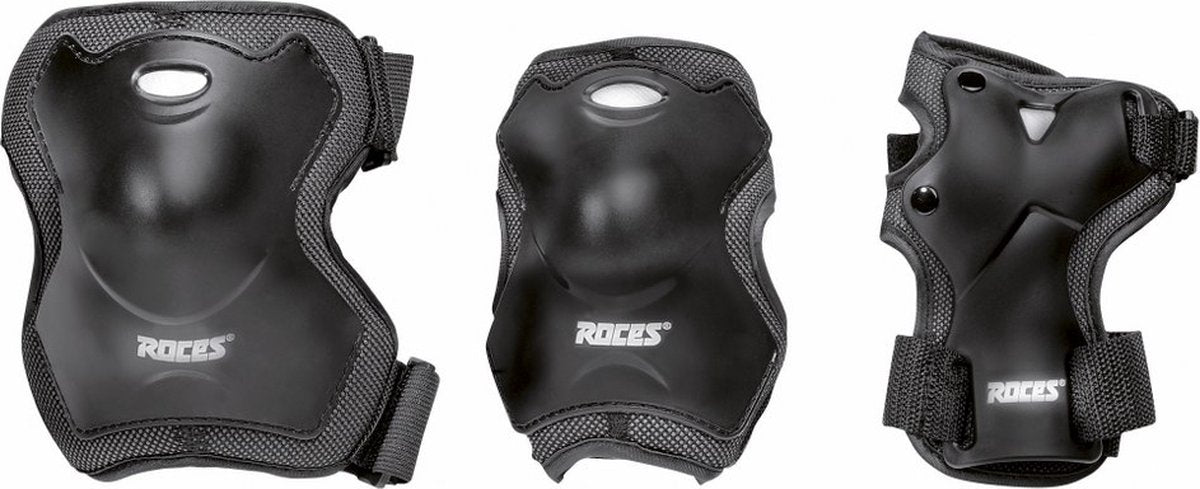 Skate-Schutz Set Super Unisex Schwarz Größe S 6-teilig