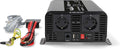Nedis auto omvormer 1000w – 24v 230v – 2x stopcontact + usb-a usb-c – zuivere sinusgolf – schroefaansluiting – spanningsomvormer