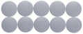 Maul magneet rond 10 stuks 0,6 kg kunststof ferriet bruchsicher erodiert lackiert ø 2.4 x 0.8 cm grijs
