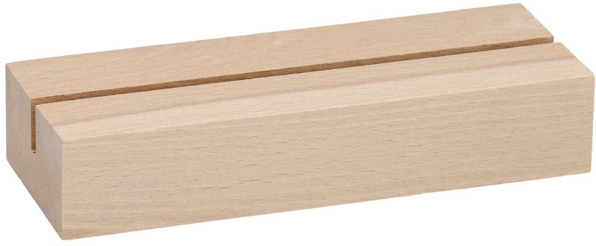 Kartenhalter aus Buchenholz, A5-Format