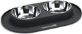 Beeztees - dinerset hond - siliconen - antraciet - 40x24x4,5 cm