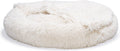 Beeztees yala - hondenmand - pluche - beige - dia. 80 cm