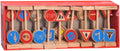 Playwood houten verkeersbordenset speelgoed - 18-delig - educatief.