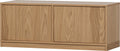 Vtwonen modulair onderkast - eikenhout fineer - naturel - 44x110x40 cm