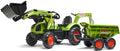 Falk claas trap tractor maxi set met lader graafmachine en aanhanger