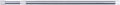 Differnz round douchestang - om vast te klemmen - aluminium veredeld - 75 x 125 cm - chroom