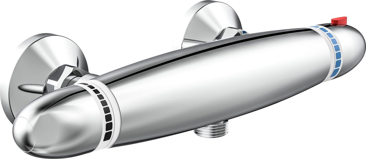 SCHÜTTE Thermostat-Duscharmatur Supra Chromfarben
