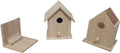 Quadratisches Vogelhaus aus Playwood-Holz mit abnehmbarem Dach