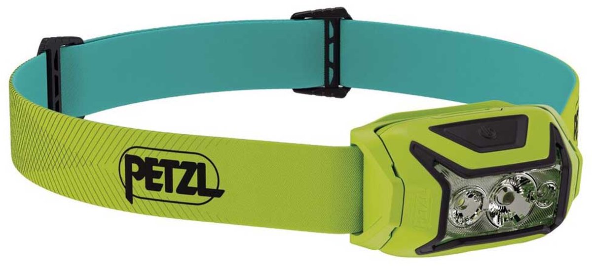 Petzl actik - hoofdlamp - 450 lumen - lichtgewicht en veelzijdig - voor kamperen, wandelen en hardlopen - groen