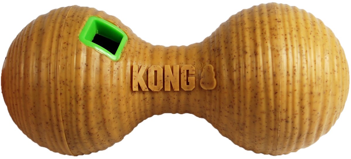 Kong Bambus-Futterball mit Hantel