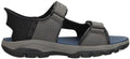 Skechers tresmen - reece heren sandalen - charcoal
