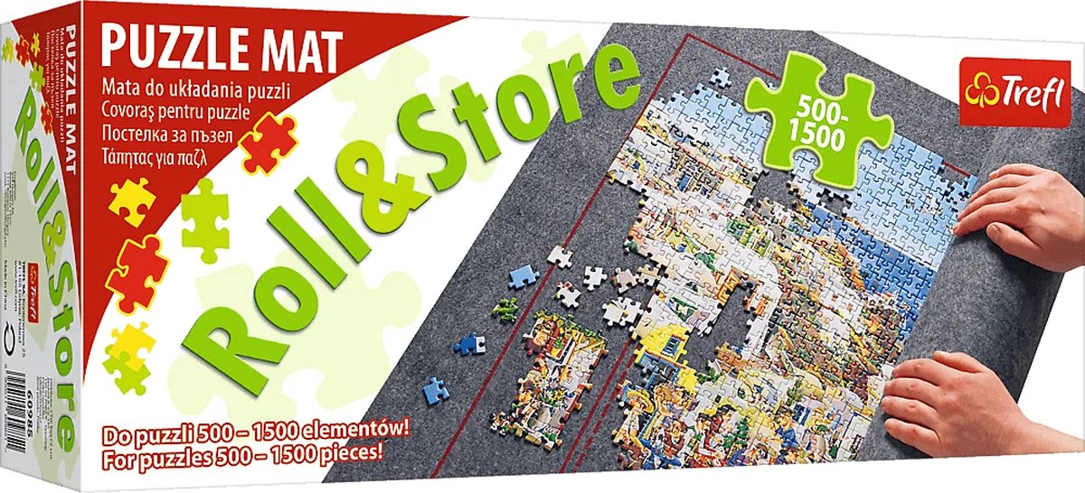 Trefl portapuzzle rol- puzzelmat - t m 1500 stukjes