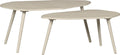 Woood davina bijzettafels - mdf - dust - 40x90x50