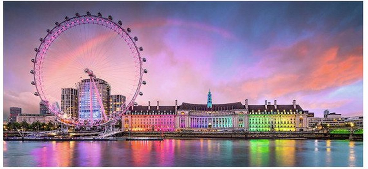 Ravensburger Legpuzzel Kunterbuntes London, 2000er Jahre.