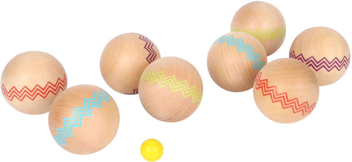 Small Foot - Boule-Spiel aus Holz, 9 Stück.