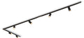 Calex railverlichting set, 3m met 6 spots, gu10, mat zwart, tracklight plafondlamp