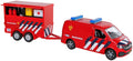 Kids Globe VW Feuerwehrtransporter mit Anhänger