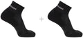 Salomon - evasion ankle socks | 2-pack | enkelsokken | maat xl 45-47 - zwart