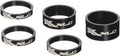Xlc as-a02 balhoofdset - spacerset - 1 - ahead - zwart - set a 5 stuks