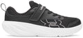 Under armour ua bps surge 5 ac-blk jongens sportschoenen - zwart - wit 30