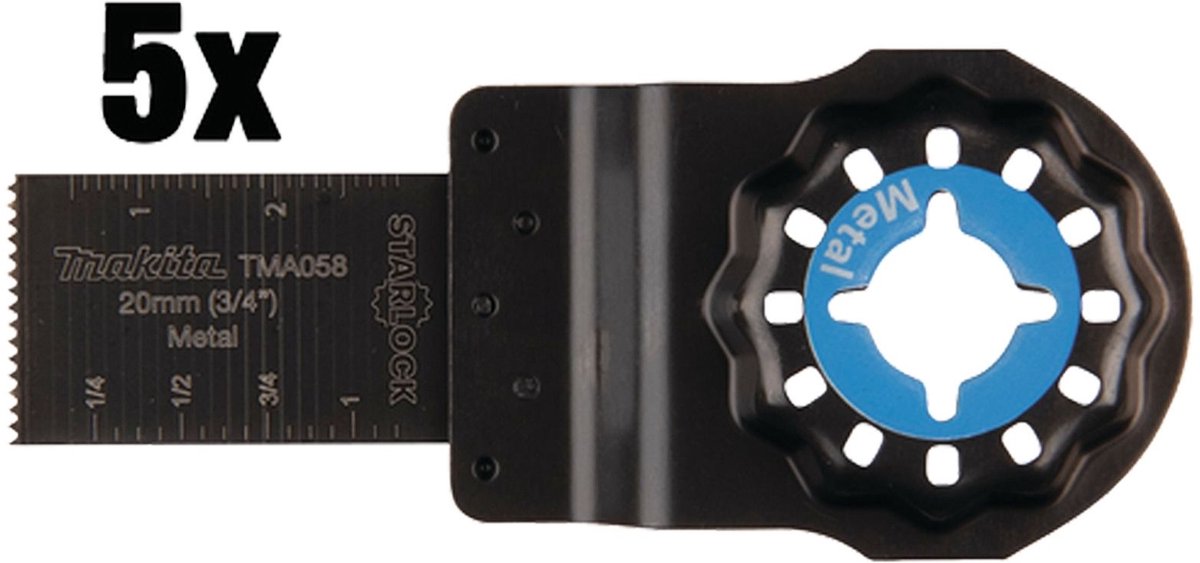 Makita tma058 invalzaagblad 20mm staal ve=5 b-64923-5