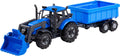 Cavallino -Traktor mit Lader und Unterstützer wipps Blau, Maßstab 1:32