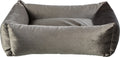 Trixie - hondenmand malia - be eco - hoekig - donkergrijs - gerecycled - 80x65 cm