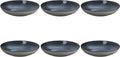 Medard de noblat - feeling indigo - diep bord 24.5 cm - 6 delig - stoneware