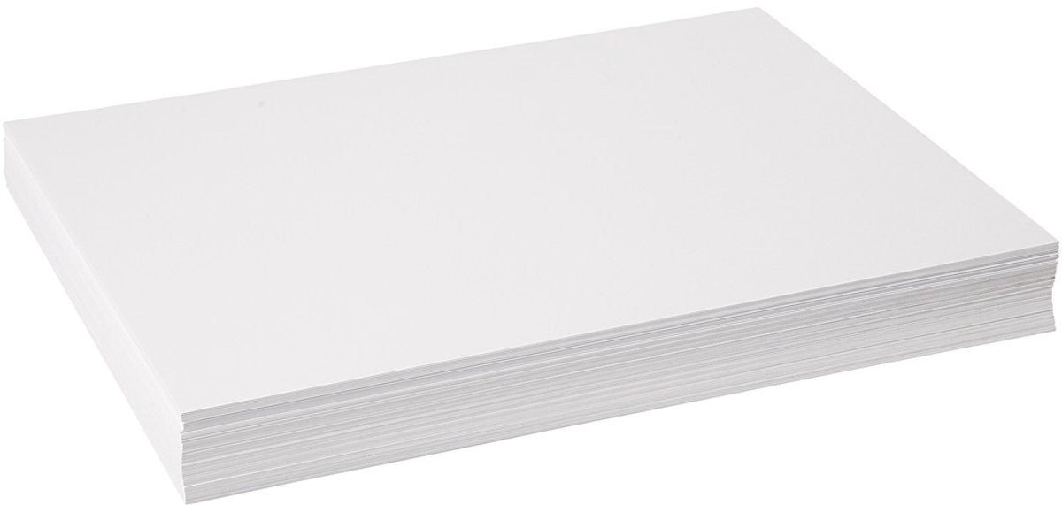 Creotime tekenpapier, a3, 297x420 mm, 130 gr, wit, 250 vel