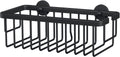 Tesa® tesa doucherek aluxx black matzwart badkamer zelfklevend zonder boren – 92x250x125mm